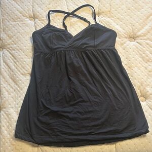 Black Strappy Tank Top